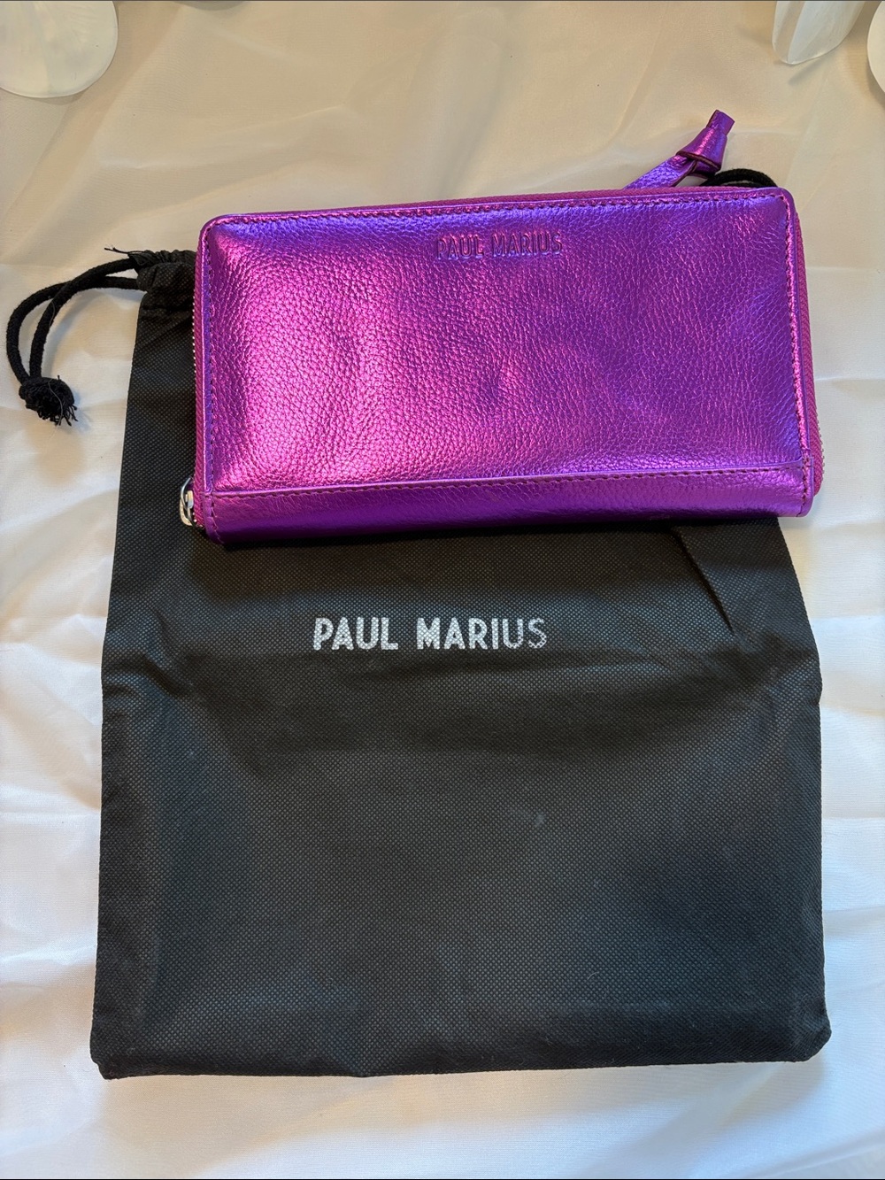 Paul Marius BonBon Leportefuille Charlotte Zippered Travel Wallet - Picture 5 of 5